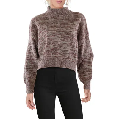 Sage Womens Crop Turtleneck Turtleneck Sweater