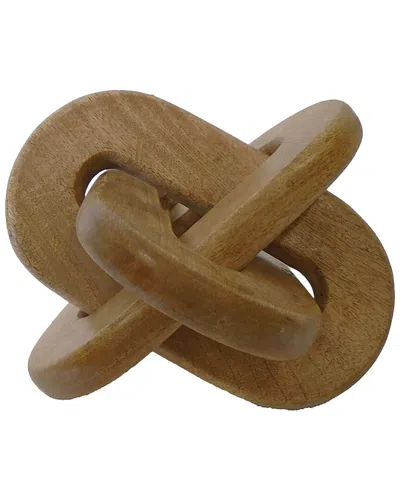 Sagebrook Home 10in Decorative Knot In Brown