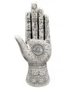 Sagebrook Home 10in Tattoo Hand Accent In White