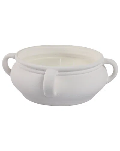 Sagebrook Home 12 53 oz Sea Salt & Bergamot Bowl Candle In White