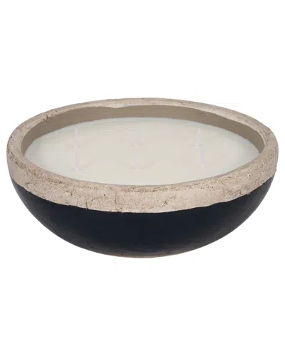 Sagebrook Home 12in 57oz Spiced Cranberry Bowl Candle In Black