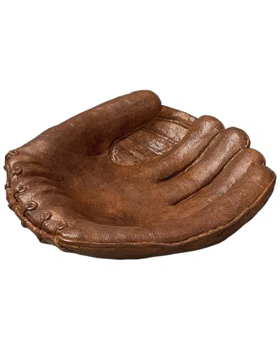 Sagebrook Home 12in Baseball Glove Accent In Brown