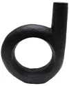 Sagebrook Home 12in Looped Metal Sculpture In Black
