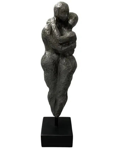 Sagebrook Home 13in Hugging Couple Figure In Black