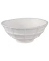 Sagebrook Home 14x6 Windowpane Paper Mache Bowl In White