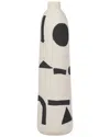 Sagebrook Home 15in Ceramic Funky Vase In Multicolor