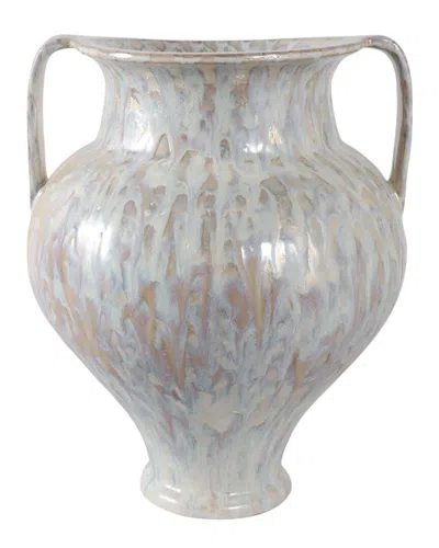 Sagebrook Home 16in Oswego Small Urn Vase In Gray