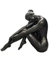 Sagebrook Home 16in Resting Ballerina Sculpture In Bronze