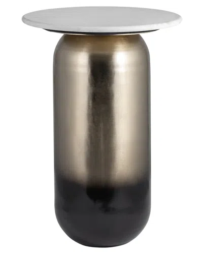 Sagebrook Home 16in Side Table In Metallic