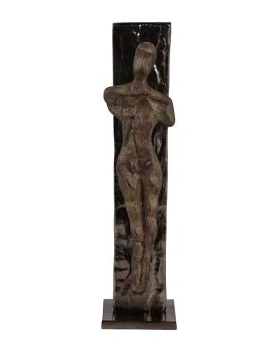 Sagebrook Home 19in Fostoria Woman Statuary In Brown