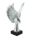 Sagebrook Home 20in Eagle Table Accent In Silver