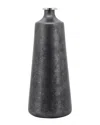 Sagebrook Home 21in Decorative Glass Vase In Black