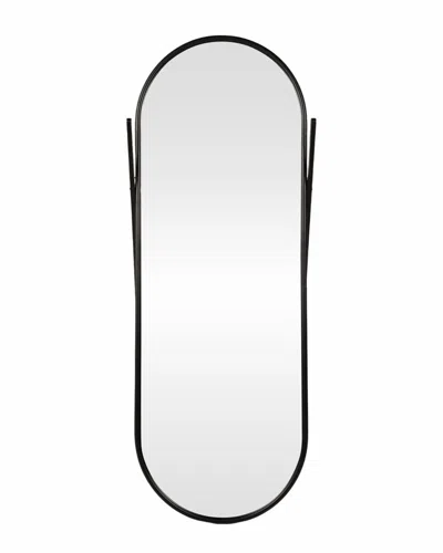 Sagebrook Home 23x60 Rounded Standing Mirror In Black
