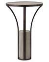 Sagebrook Home 24in Alford Marble Top Table