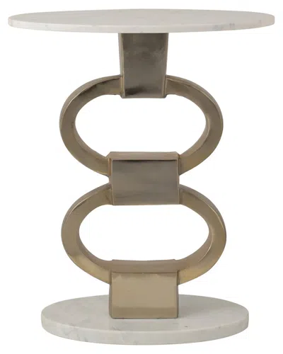 Sagebrook Home 24in Delphine Link Table In Gold