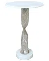 Sagebrook Home 24in Twisted Base Accent Table