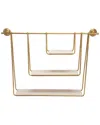Sagebrook Home 29in 3-tier Hanging Wall Shelf In Brown