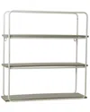 Sagebrook Home 3-tier Wall Shelf In Gray