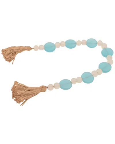 SAGEBROOK HOME SAGEBROOK HOME 30IN BEADED GLASS CIRCLES GARLAND