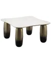 Sagebrook Home 30in Iron & Gold Coffee Table In Gold