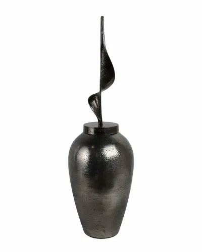 Sagebrook Home 33in Escara Large Urn With Topper In Black