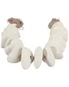 Sagebrook Home 40x3 Paper Mache Hearts Garland In White