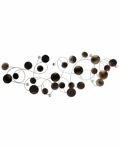 Sagebrook Home 47in Small Disc Metal Wall Decor In Brown