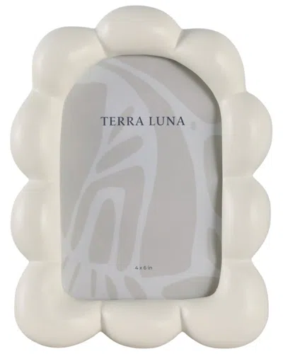 SAGEBROOK HOME SAGEBROOK HOME 4X6IN PUFFY SQUIGGLE OVAL PHOTO FRAME