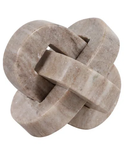 SAGEBROOK HOME SAGEBROOK HOME 5IN ONYX MARBLE ROUNDED KNOT