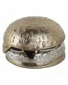 Sagebrook Home 5in Cheeseburger Figure In Silver