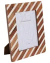 Sagebrook Home 5x7 Diagonal Lines Photo Frame