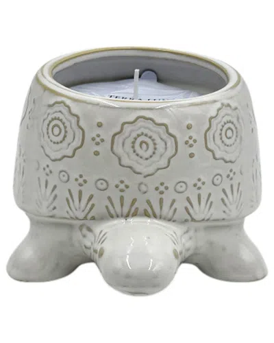 SAGEBROOK HOME SAGEBROOK HOME 7IN 12OZ LAVENDER TURTLE CANDLE