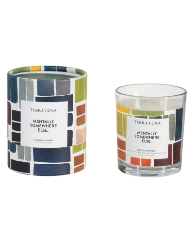 Sagebrook Home 7oz Somewhere Else Boxed Candle In Multi