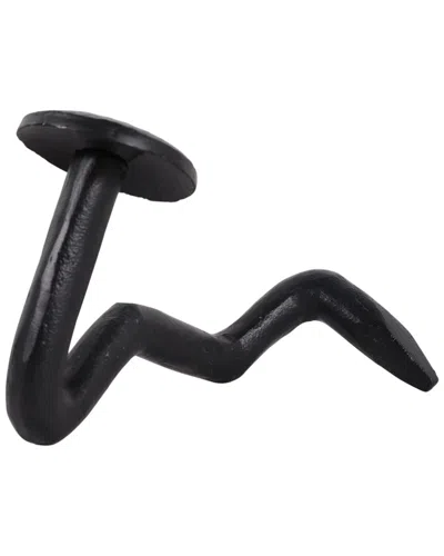 Sagebrook Home 8x6 Crooked Nail Object In Black