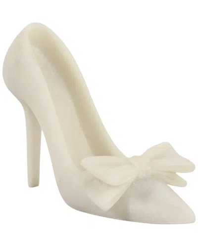 Sagebrook Home 9in Aurora Quartz Resin High Heel In Neutral
