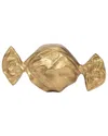 Sagebrook Home 9in Wrapped Candy Decor In Gold