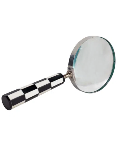 SAGEBROOK HOME SAGEBROOK HOME 9X4IN GEO HANDLE MAGNIFYING GLASS
