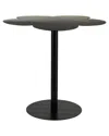 Sagebrook Home Clover Shaped Side Table In Black
