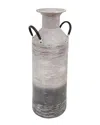 Sagebrook Home Decorative Milk Can Vase In Gray
