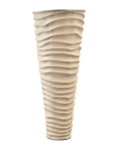 Sagebrook Home Decorative Rugged Vase In Neutral
