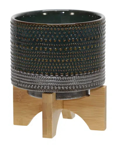 SAGEBROOK HOME SAGEBROOK HOME DOTTED PLANTER