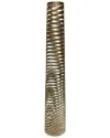Sagebrook Home Elevarre 58in Channing Large Metal Vase In Gold