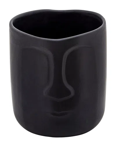 Sagebrook Home Face Planter Black