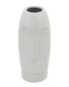 Sagebrook Home Face Vase In White