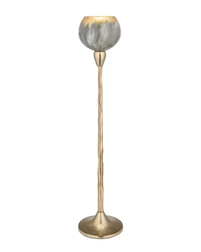 Sagebrook Home Glass Tealight Holder In Gold