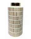 Sagebrook Home Jar In Brown