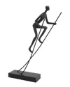 Sagebrook Home Man On Stilts Sculpture In Bronze