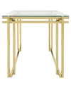 Sagebrook Home Metal 24in Side Table In Gold