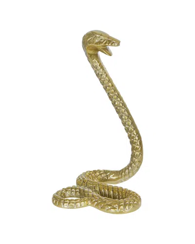 Sagebrook Home Metal Snake In Gold