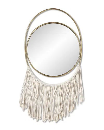 Sagebrook Home Mirrored Wall Decoration In Gold